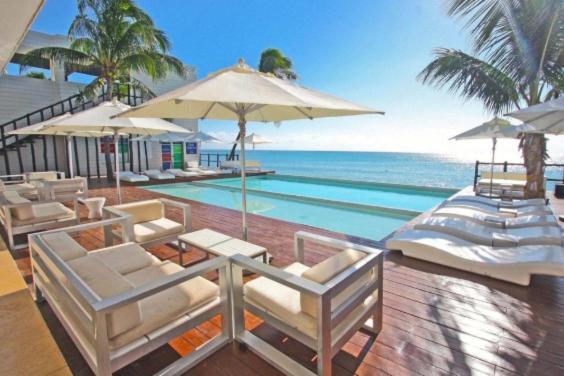 Beachside Corasol El Amanecer De Frida Para 2 Personas Playa del Carmen Kültér fotó
