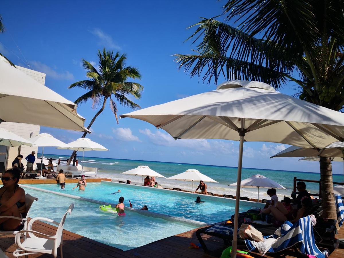Beachside Corasol El Amanecer De Frida Para 2 Personas Playa del Carmen Kültér fotó