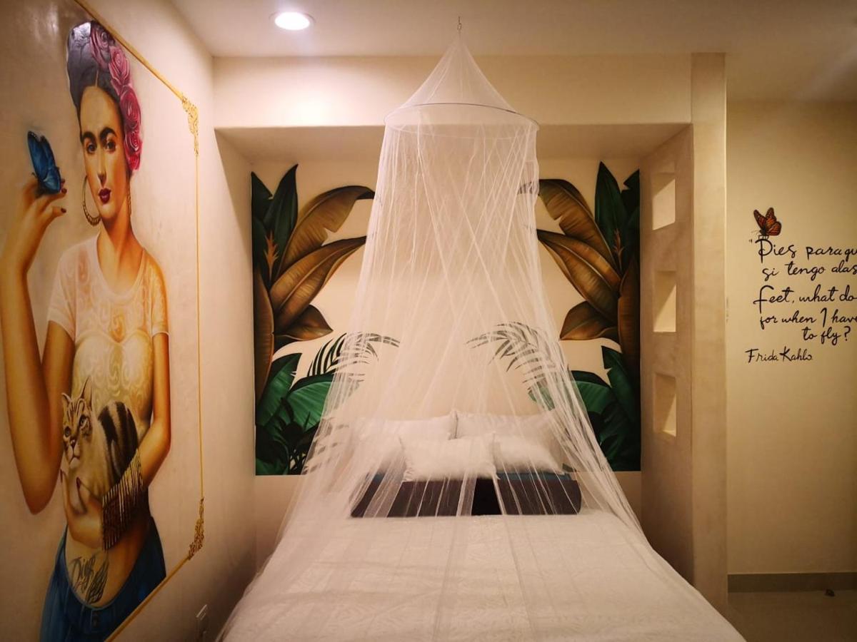 Beachside Corasol El Amanecer De Frida Para 2 Personas Playa del Carmen Kültér fotó