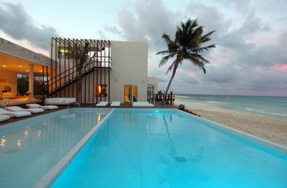 Beachside Corasol El Amanecer De Frida Para 2 Personas Playa del Carmen Kültér fotó